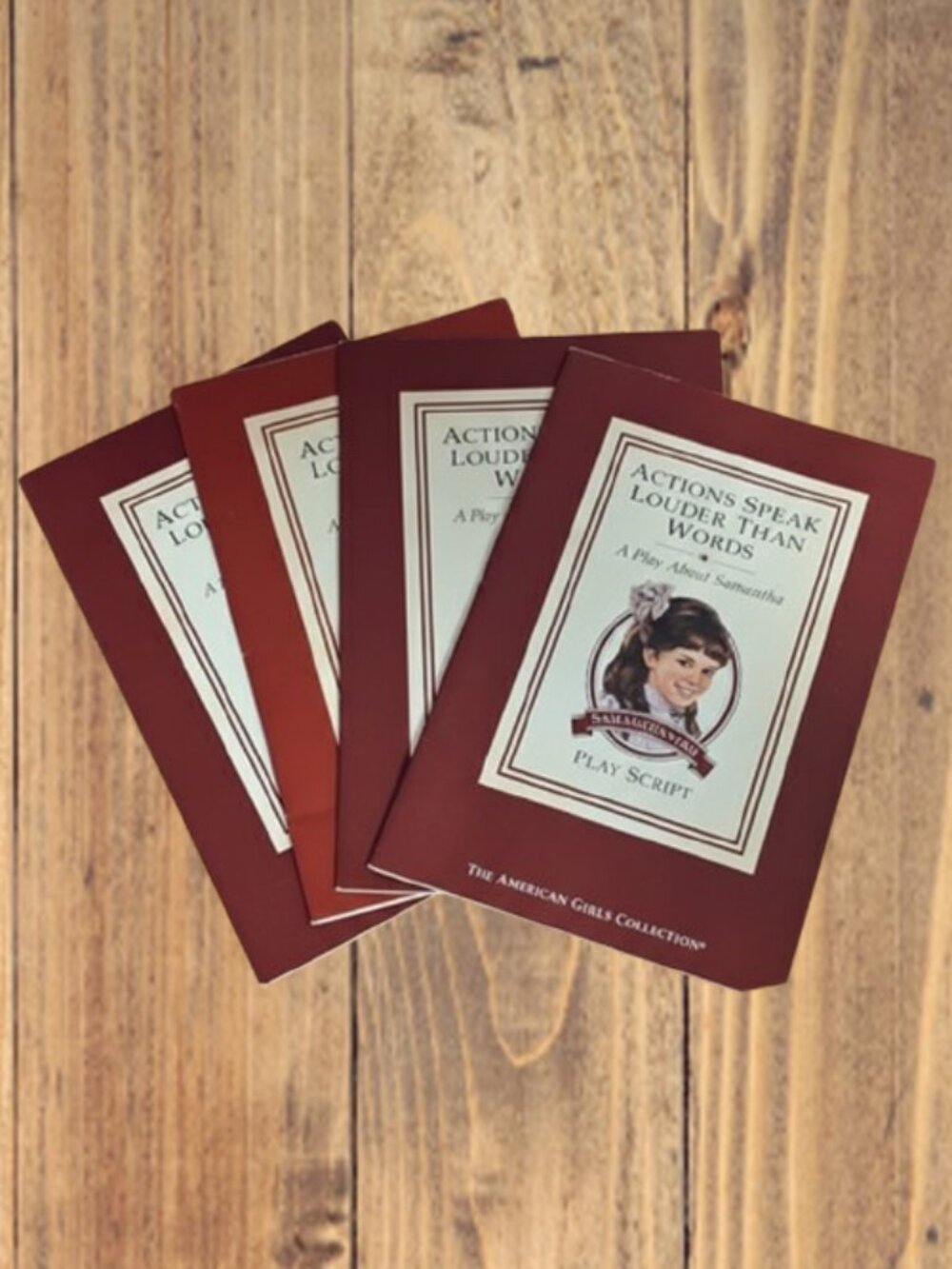 American Girl Samantha Pleasant Company Vintage Play Scripts 1994 Set of 4 RARE